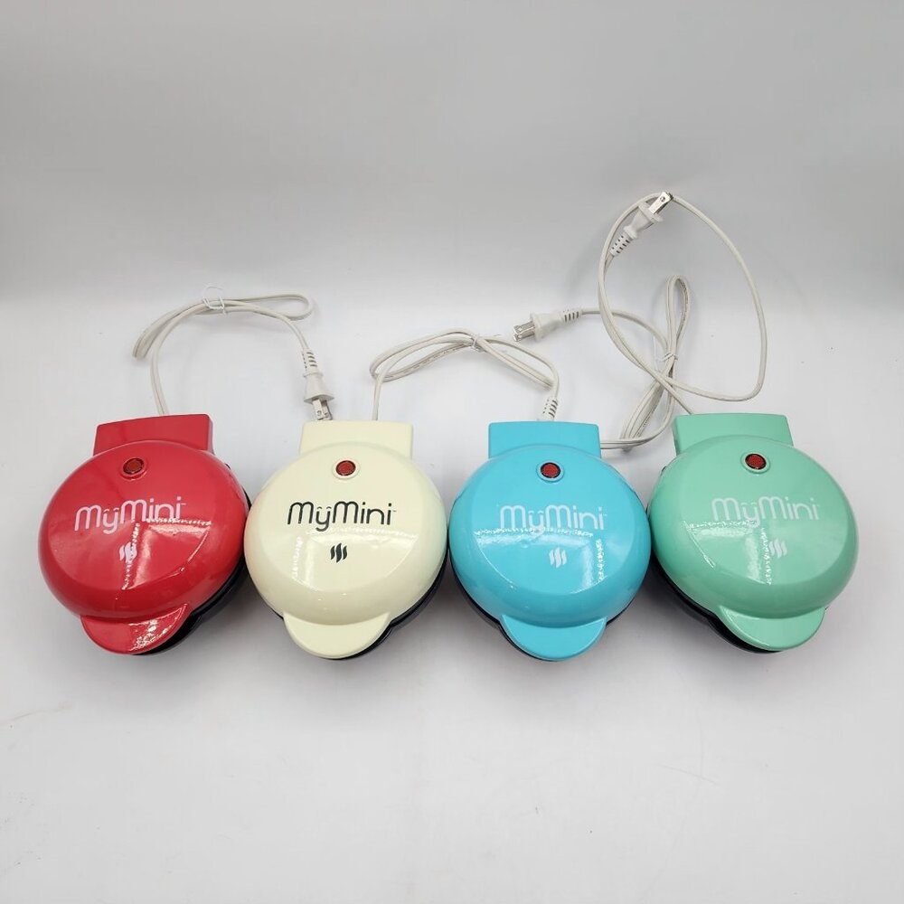 My Mini Waffle Maker Set of 4 Waffle Omelette Donut Mini Grills SEE DESCRIPTION